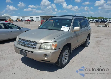 2007 Toyota Highlander Hybrid Limited V6 из США, поврежденный, VIN JTEDW21A070019124